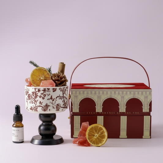 Flameless Aroma Diffuser Crystal Gift Set